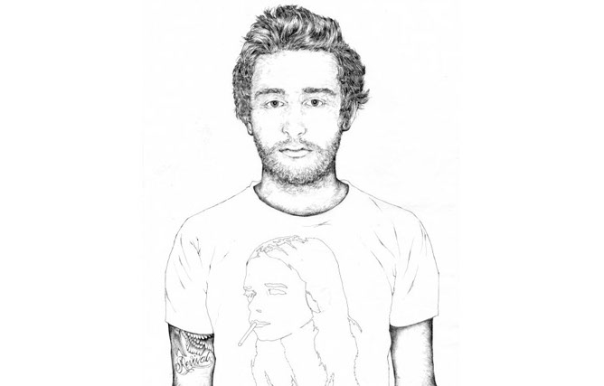 Eyes illustration 1  in pencil by Sam Marsh